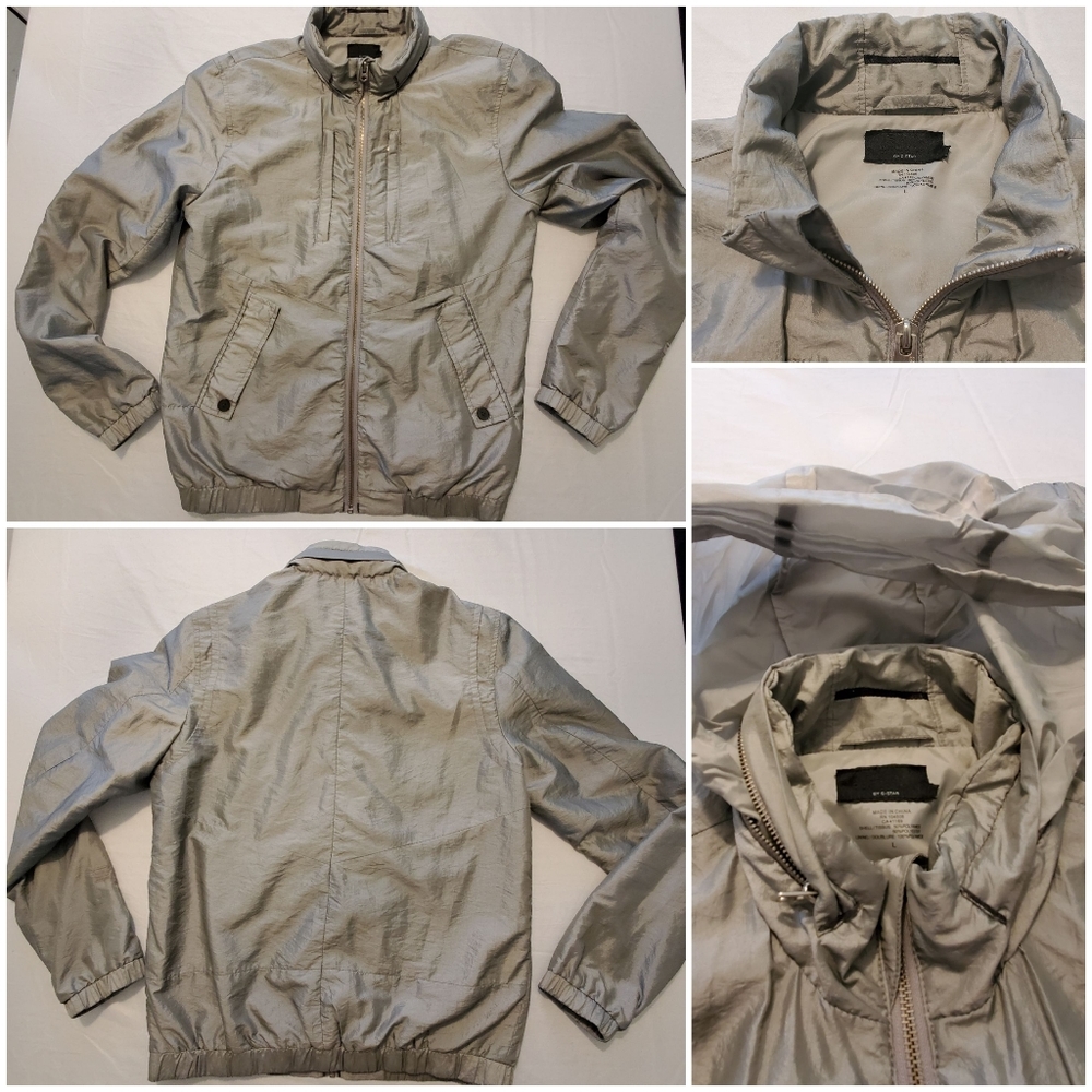 G-STAR RAW DENIM Silver Nylon jacket